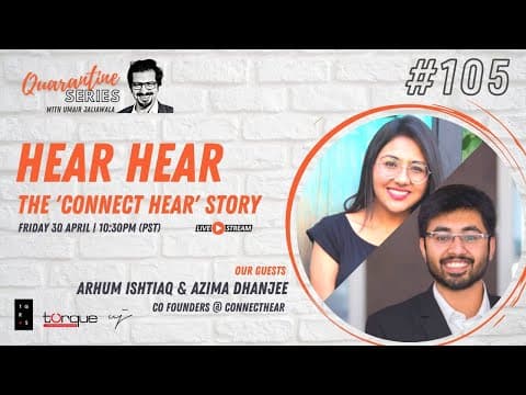 Hear Hear: the ConnectHear Story — with Arhum Ishtiaq & Azima Dhanjee